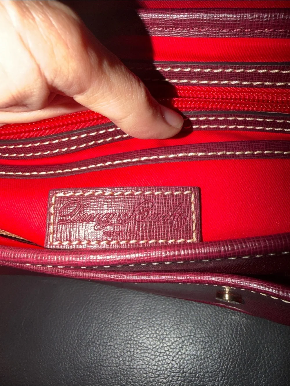 Dooney & Bourke Saffiano Leather Small Messenger Crossbody Bag BRAND NEW! - Picture 7 of 9
